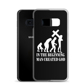 Man Created God Clear Case for Samsung®