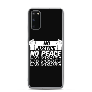 No Justice No Peace Clear Case for Samsung®