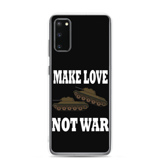 Make Love Not War Clear Case for Samsung®