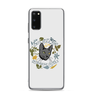 Cat Rule and Patriachy Drools Clear Case for Samsung®