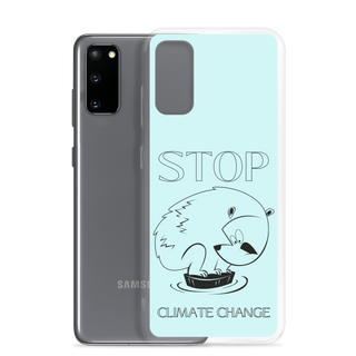 Stop Climate Clear Case for Samsung®