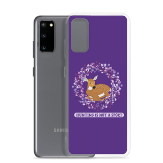 Hunting is Not a Sport Clear Case for Samsung®