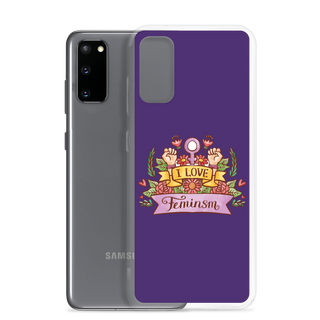 I Love Feminism Clear Case for Samsung®