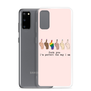 I’m Perfect The Way I’m Clear Case for Samsung®