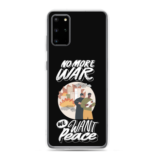 We Want Peace Clear Case for Samsung®