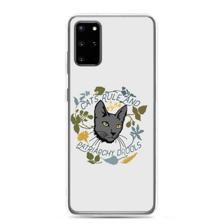 Cat Rule and Patriachy Drools Clear Case for Samsung®