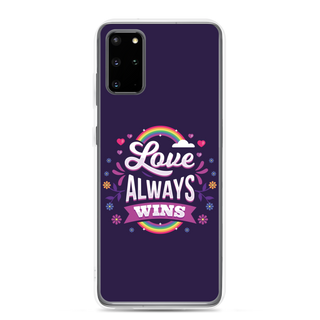 Love Always Wins Clear Case for Samsung®