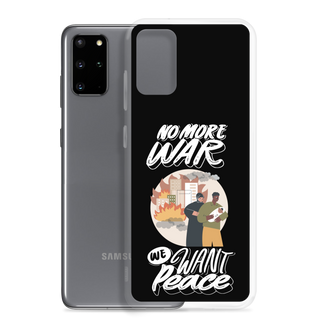 We Want Peace Clear Case for Samsung®