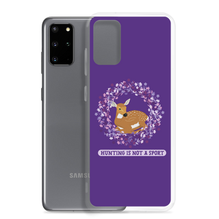 Hunting is Not a Sport Clear Case for Samsung®