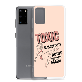 Toxic Masculinity Clear Case for Samsung®