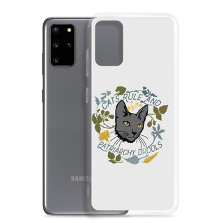 Cat Rule and Patriachy Drools Clear Case for Samsung®