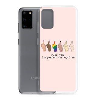 I’m Perfect The Way I’m Clear Case for Samsung®