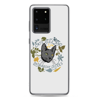 Cat Rule and Patriachy Drools Clear Case for Samsung®