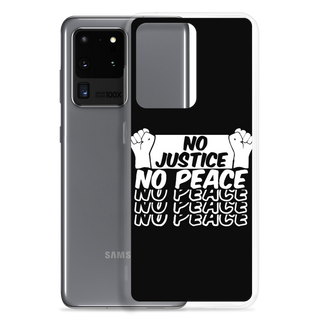 No Justice No Peace Clear Case for Samsung®