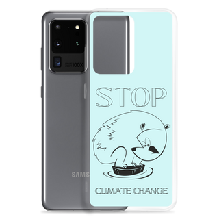 Stop Climate Clear Case for Samsung®