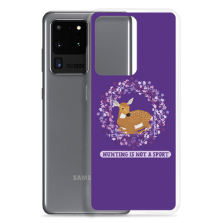 Hunting is Not a Sport Clear Case for Samsung®