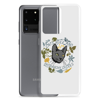 Cat Rule and Patriachy Drools Clear Case for Samsung®