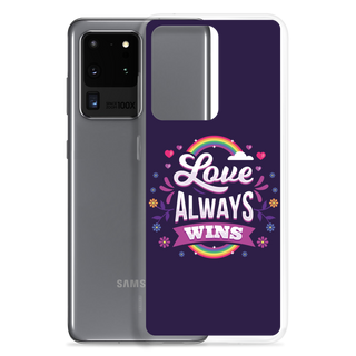 Love Always Wins Clear Case for Samsung®