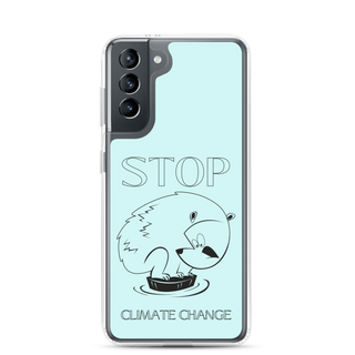 Stop Climate Clear Case for Samsung®