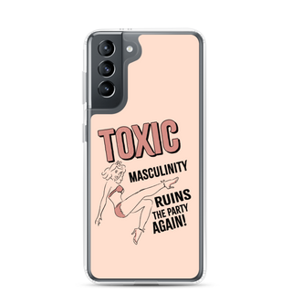 Toxic Masculinity Clear Case for Samsung®