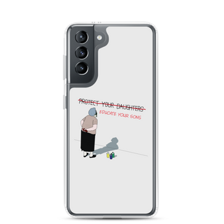 Educate Your Sons Clear Case for Samsung®