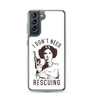 I Don’t Need Rescuing Clear Case for Samsung®