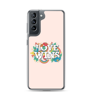 Love Wins Clear Case for Samsung®