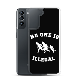 No One Is Illegal Clear Case for Samsung®