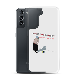 Educate Your Sons Clear Case for Samsung®