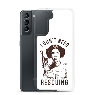 I Don’t Need Rescuing Clear Case for Samsung®