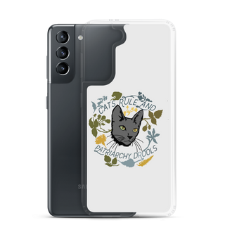 Cat Rule and Patriachy Drools Clear Case for Samsung®