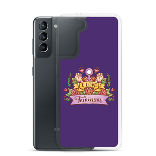 I Love Feminism Clear Case for Samsung®