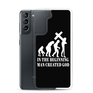 Man Created God Clear Case for Samsung®