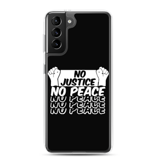 No Justice No Peace Clear Case for Samsung®