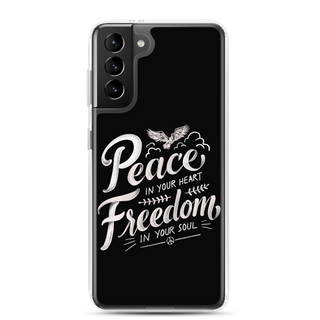 Peace In Your Heart Freedom In Your Soul Clear Case for Samsung®