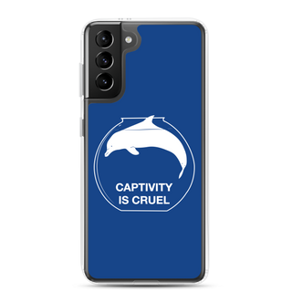 Captivity is Cruel Clear Case for Samsung®