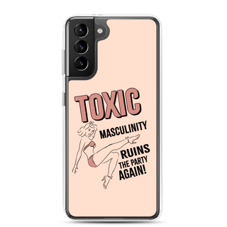 Toxic Masculinity Clear Case for Samsung®