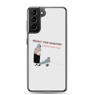 Educate Your Sons Clear Case for Samsung®