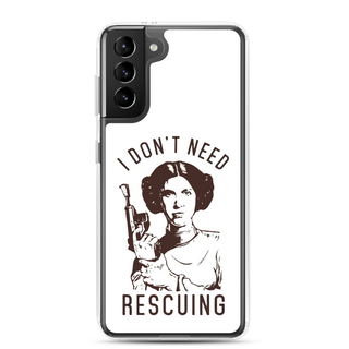 I Don’t Need Rescuing Clear Case for Samsung®