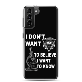 I Want To Know Clear Case for Samsung®