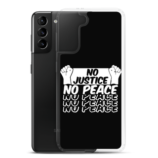 No Justice No Peace Clear Case for Samsung®