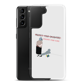 Educate Your Sons Clear Case for Samsung®