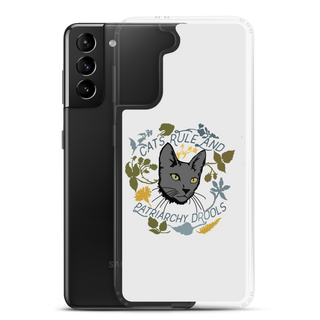 Cat Rule and Patriachy Drools Clear Case for Samsung®