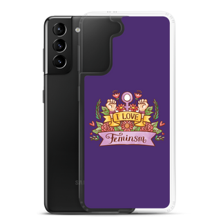 I Love Feminism Clear Case for Samsung®