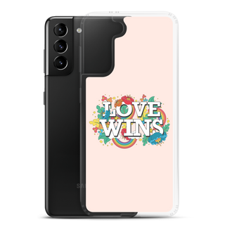 Love Wins Clear Case for Samsung®