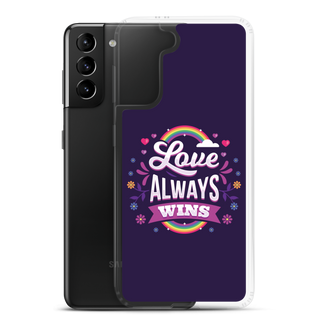 Love Always Wins Clear Case for Samsung®