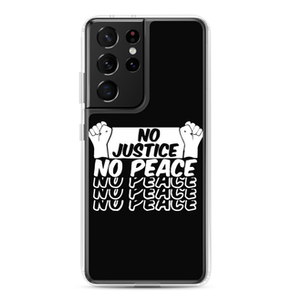 No Justice No Peace Clear Case for Samsung®