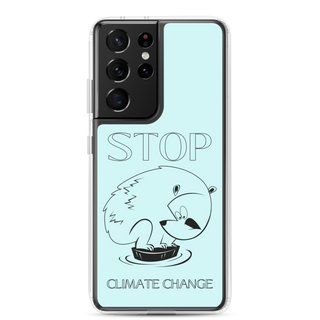 Stop Climate Clear Case for Samsung®