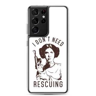 I Don’t Need Rescuing Clear Case for Samsung®