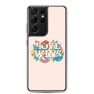 Love Wins Clear Case for Samsung®